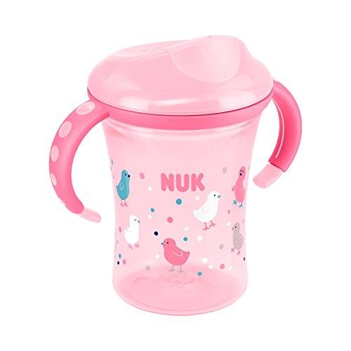 NUK 10255363 Easy Learning Trainer Cup, auslaufsicherer Trinkaufsatz, ab 8 Monate