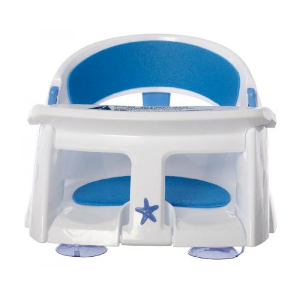 Dreambaby Badesitz für Babys, sehr bequem, mit Anzeige der gefühlten Wassertemperatur, für Kinder von 6-24 Monaten, Weiß